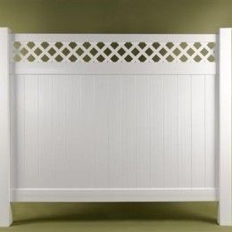 Vinyl Privacy With Lattice Tampa