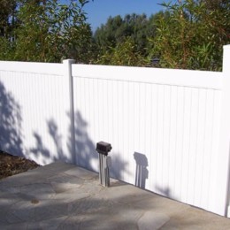 Vinyl Stair Stepping Fence Panels Tampa