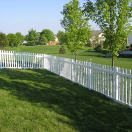 Vinyl Picket Dog Ear Cut Tampa