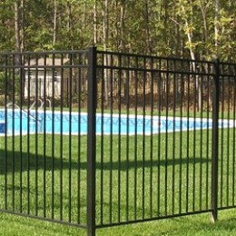 Aluminum fence 3-Rail closed Top Land-O-Lakes Florida