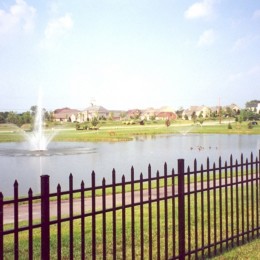 Aluminum Fence 3-Rail Staggered Picket 4ft Riverview Florida