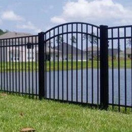 Aluminum fence Arched Top Gate Tampa